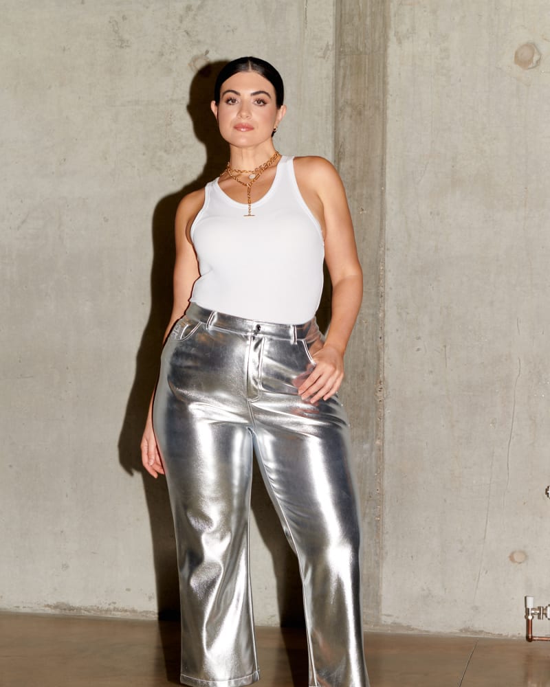 Leather trousers size 16 top